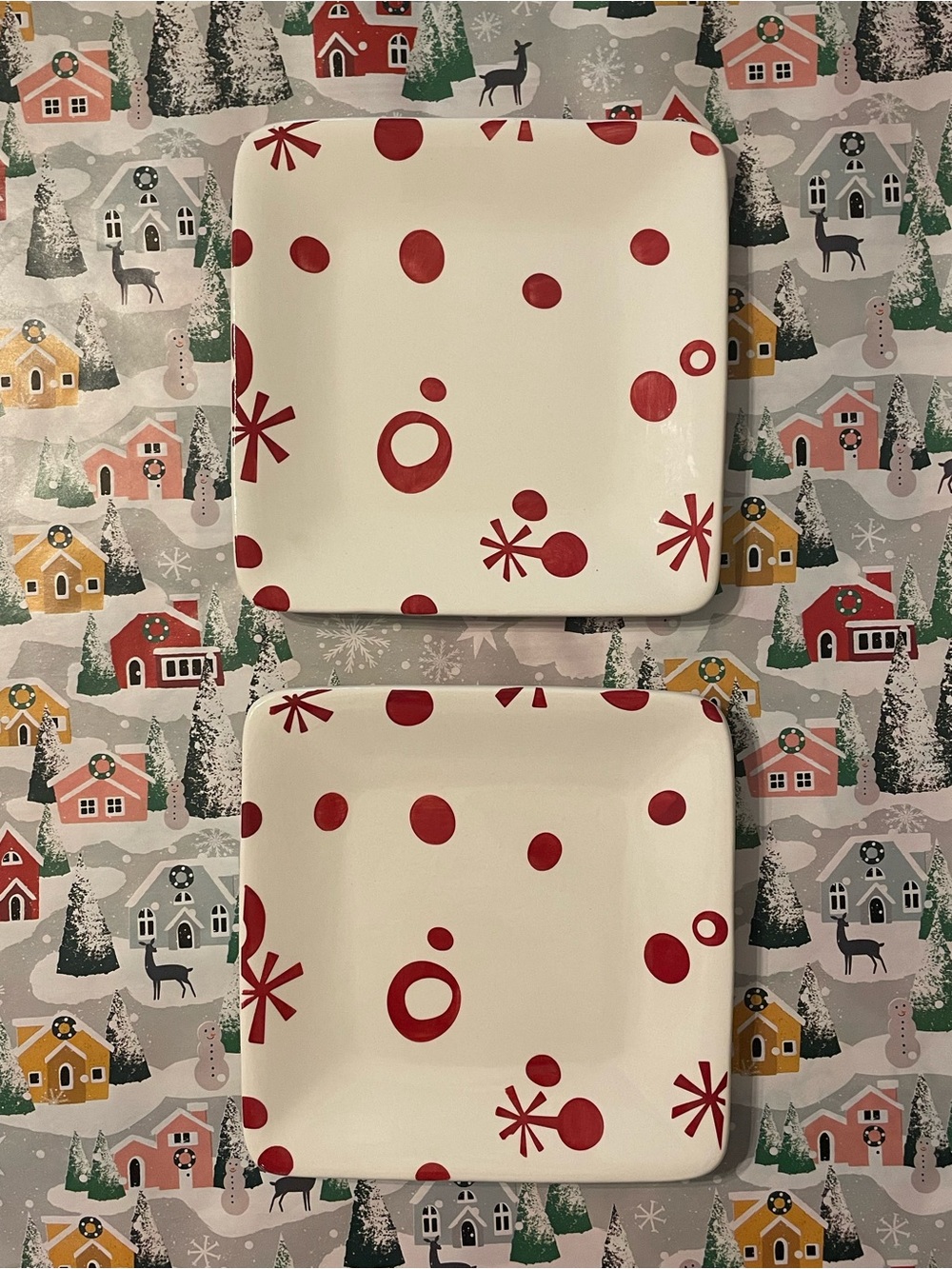 Pier 1 Set of 2 FLURRY Dessert Plates